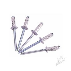 대화 알루미늄 블라인드 리벳못 3.2 x 8mm 100개입 철판 체결 고정 부품 알루미늄리벳, 1세트
