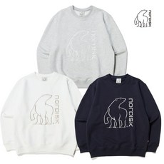 [백화점 정품] 25FW 유니 빅 폴라베어 맨투맨 OUP24201