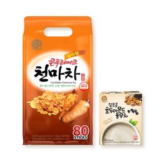 우리차 콘푸레이크 천마차 80T+검은콩 호두 아몬드 율무차 15T, 18g, 1개, 80개입
