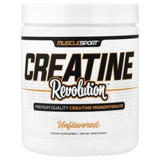 MuscleSport 크레아틴 레볼루션 무맛 300g, 2개