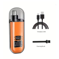 남성용 코털제거기 충전식 휴대용, Orange, 코털 제거기