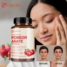 고농축 석류 추출물 엘라직애씨드 40% 함유 항산화 효과 면역력 지원 혈소판 건강, 3개, 120정