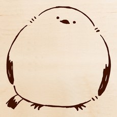 BEVERLY 長尾山雀方形大印章 TSW158, 1個