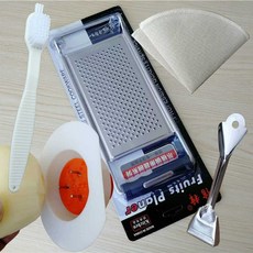 업소용 대형 강판 분쇄기 그라인더 토란 감자 주방 무 가는도구 연근 스텐 가정용, 1개, 5. 손잡이 강판 + 핸드가드