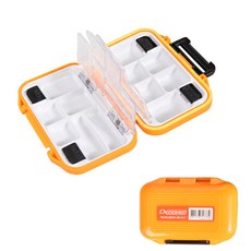 태클박스 채비 소품케이스 낚시용품 소품통 보관함, 1개, 오렌지