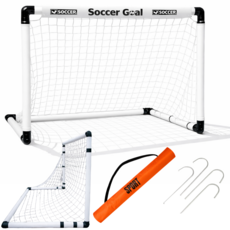 도다인몰 접이식 축구골대 야외 미니 골대, 화이트, 1세트