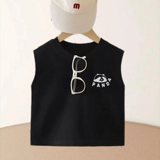 BabyBear 兒童寬袖背心 黑熊貓