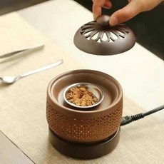 전기향로 아로마 캔들 충전식 디퓨저 향로 세라믹 전자식 블렌더 오일 침향 명상, 1-A, 1개
