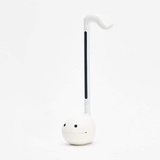 明和電機 黑白10週年紀念新款 Otamatone neo 28.5cm 音符樂器 電子二胡 玩具樂器, 白, 1個
