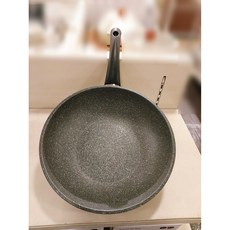 [모던하우스] 레인포레스트 블랙 스톤코팅 인덕션겸용 웍팬 28CM /CK0223039, 단품, 1개