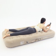 이고웰 자동펌프 내장형 40cm 휴대용 캠핑 에어매트