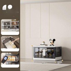 플라스틱 수납함 대용량 옷정리 다층 수납박스 장난감 정리함, 1개, 60 폭 노르딕 화이트 1칸