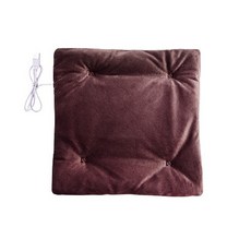 電熱墊 發熱墊 電暖墊 坐墊 椅墊 座墊 加熱坐墊 電熱坐墊 聖誕禮物 交換禮物 保暖用品, 咖啡色