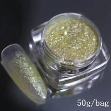 머메이드 알부민 플레이크 매직 컬러 피그먼트 글리터 네일 아트 뷰티 DIY 레진 공예 다용도, 55 13701     50g in bag