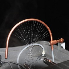 펌프가 장착된 모이레티 헤드 스파 장비 프레임 휴대용 익스텐션 물 순환 폭포 두피 마사지 물 배출구 대야 부착