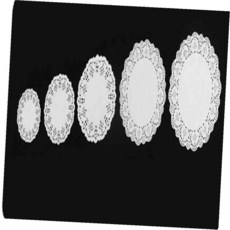 종이레이스도일리 페이퍼 14CM 35개 원형컵받침