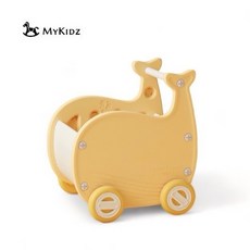 MYKIDZ 鯨魚造型兒童收納推車 大容量防水玩具儲物箱 寶寶學步手推車, 1個