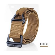 군용 벨트 코브라벨트 전술벨트 미군택티컬 밀리터리 허리띠, CQB 브라운, 1개