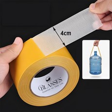 블라제스 자국 없는 초강력 양면 메쉬 테이프 4cmX20m, 2개, 투명