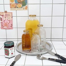 추억의 훼미리 쥬스병 보리차 오렌지쥬스 홈카페 유리병 달빛스토어, 245ml, 1개