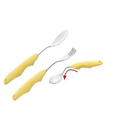 海夫健康生活館 餐具 叉匙 輕巧 可彎餐具 日本製, 1個, 湯匙(S)