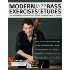 (英文圖書)Modern Jazz Bass Exercises & Etudes 平裝版, WWW.Fundamental-Changes.com, 英文