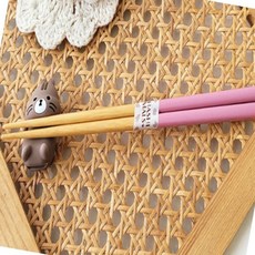 캐릭터 받침대 젓가락 세트 다람쥐 인테리어소품 귀여 pre+965zO