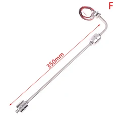 스테인레스 스틸 플로트 스위치 탱크 액체 수위 센서 더블 볼 플로트 스위치 탱크 풀 유량 센서 10W 50W 제, 01 350mm
