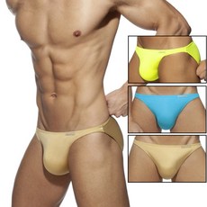 ADDICTED 低腰迷你比基尼泳裝三角內褲 AD 三角泳褲 附可拆護墊 泳褲 內褲二合一 ADS245, 綠松石,L