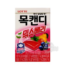롯데 목캔디 믹스베리 38g