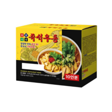 우불식당 즉석우동, 221.5g, 10개