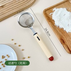 LUCKY 嬰兒輔食單耳過濾網漏勺, 1個