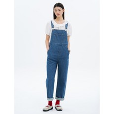 에잇세컨즈 8SECONDS 골조직 데님 오버롤 블루 165371APQP 138839, L, 파란색