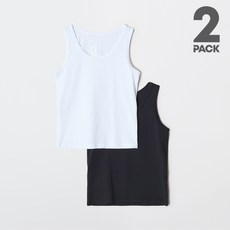 스파오키즈 [2PACK] 쿨 테크 메쉬 탱크탑 (BLACK) 아동 이너 나시 내의