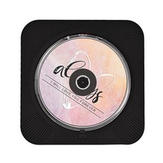 벽걸이 CD플레이어 블루투스 탁상용 스피커 씨디플레이어, 블랙 플러그인, 기본 모델명/품번
