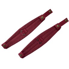 書包減壓護肩 寬背帶 可拆卸活動肩墊, 公牛紅 大扣，平替小扣, 1個