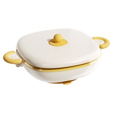 PPSU注水保溫碗吸盤式防摔寶寶餐盤兒童輔食分格盤嬰兒自主進食碗, 1個, PPSU注水分隔餐盤:無規格