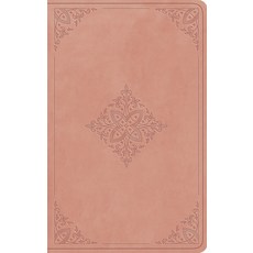 (英文圖書)ESV Large Print Value Thinline Bible (Trutone Blush Rose Fleur-De-Lis... Imitation Leather, Crossway, 英文, 仿皮