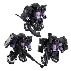 MOBILITY JOINT GUNDAM 검은 삼연성 고기동형 자쿠 II 3체 세트 기동전사 건담 THE ORIGIN 3215908