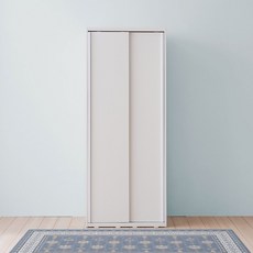 파로마 소이 엣지핏 슬라이딩 옷장 800 행거형, 화이트