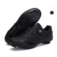 SUB22 자전거 경량 로드용 클릿슈즈 사이클 신발 고급형, 260, 블랙