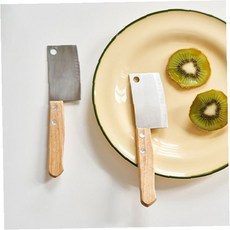 주방 식칼 도마 세트 나무 손잡이 육류 채소 절단 조리 도구 캠핑 야외 요리, 1개, 상세페이지 참조
