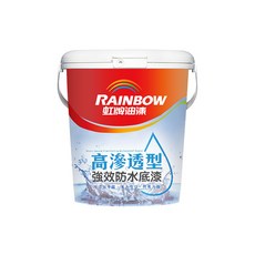 Rainbow 虹牌油漆 467 高滲透型強效防水底漆, 1個, 半透明-1加侖裝
