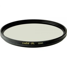 LUŽID 52mm CPL MC 필터 Schott B270 유리 황동 프레임 멀티 코팅 Luzid 원형 편광, LUŽID 52mm CPL MC 필터 Schott B