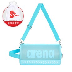 아레나 원형 숄더백 수영가방 A4AC1AB14, 스카이블루 + 폴리백증정