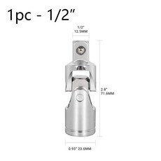범용 세트 래칫 앵글 익스텐션 CRV 액세서리 스틸 수리 어댑터 도구 자동차 소켓 구부릴, 1개