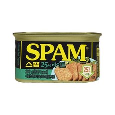CJ제일제당 스팸 25% 라이트 200g 써클 384166, CJ제일제당 스팸 25% 라이트 200g 써클 3841