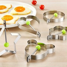 TW 계란후라이 틀 샌드위치 모양 몰드 꽃 토스트 하트 쿠키, 1개