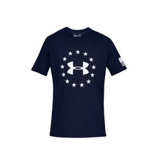 언더아머 로고 프린트 티셔츠