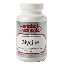 anabol naturals 甘氨酸, 1罐, 100g